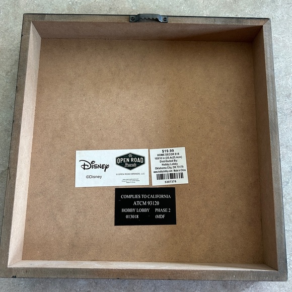 Black and white framed Mickey Mouse picture. - Picture 2 of 3